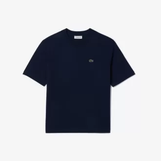 T-shirt i blød bomuld med afslappet pasform