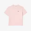 T-shirt i blød bomuld med afslappet pasform