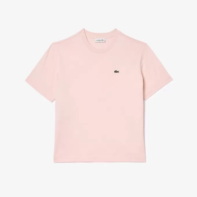 T-shirt i blød bomuld med afslappet pasform