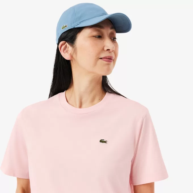 T-shirt i blød bomuld med afslappet pasform