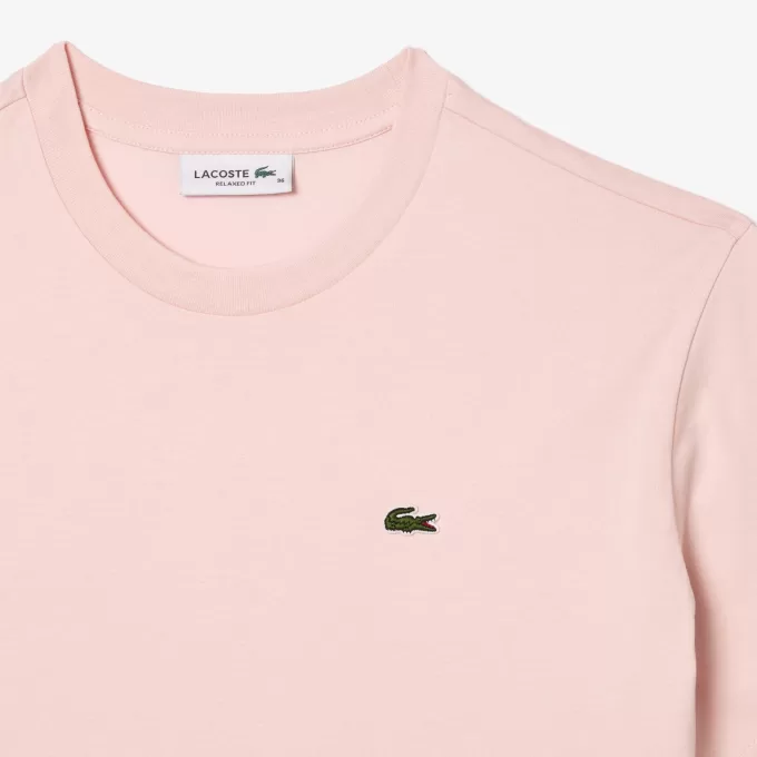 T-shirt i blød bomuld med afslappet pasform