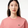 T-shirt i blød bomuld med afslappet pasform