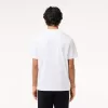 T-shirt i bomuld med kontrastmærke