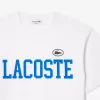 T-shirt i bomuld med kontrastmærke
