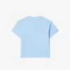 T-shirt i bomuld med krokodilletryk