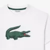 T-shirt i bomuld med krokodilletryk