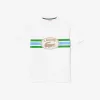 T-shirt i bomuld med monogramtryk