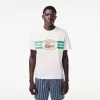 T-shirt i bomuld med monogramtryk