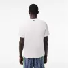 T-shirt i bomuld med monogramtryk