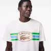 T-shirt i bomuld med monogramtryk