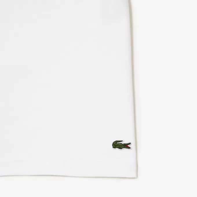 T-shirt i bomuld med signaturtryk