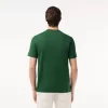 T-shirt i bomuld med signaturtryk