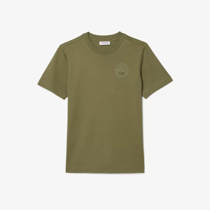 T-shirt i bomuld med tryk