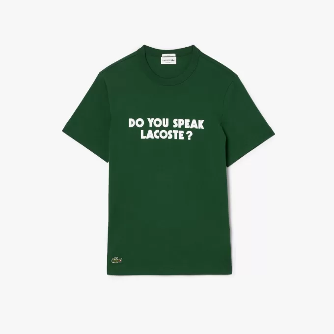 T-shirt i bomuld med tryk