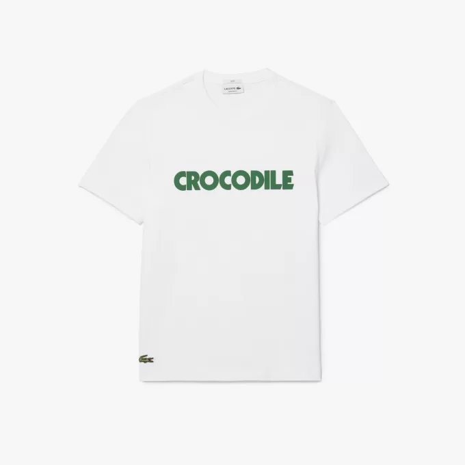 T-shirt i bomuld med tryk