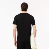 T-shirt i bomuld med v-hals