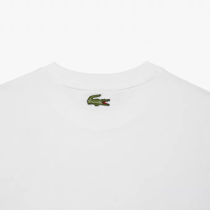 T-shirt i broderet bomuld