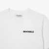 T-shirt i broderet bomuld