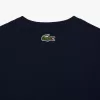 T-shirt i broderet bomuld