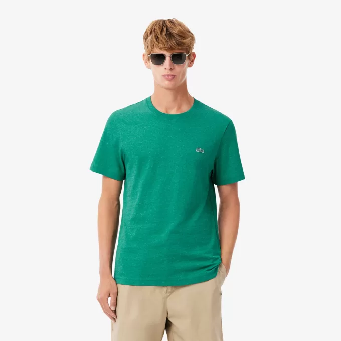 T-shirt i merceriseret bomuld