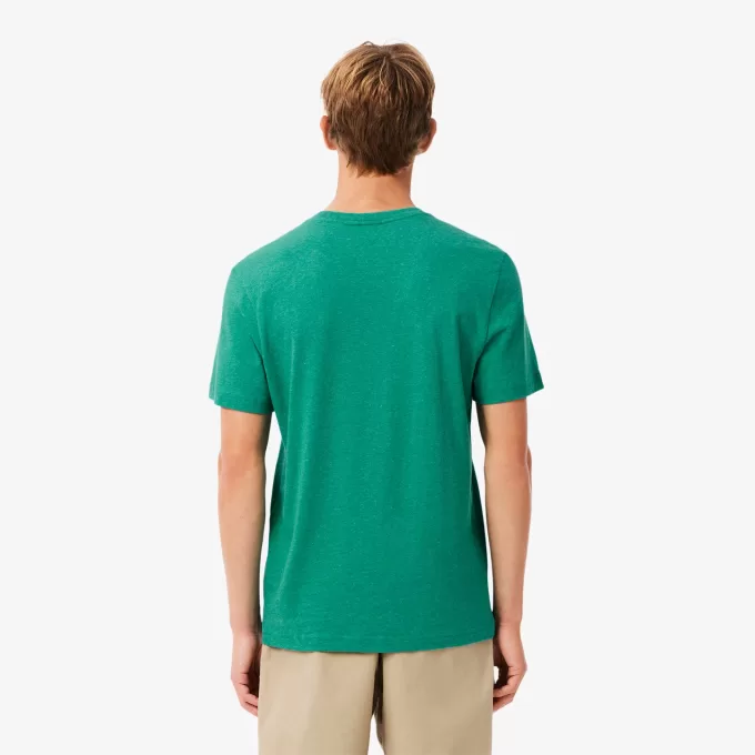 T-shirt i merceriseret bomuld
