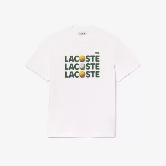 T-shirt med kraftig bomuldstryk