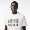 T-shirt med kraftig bomuldstryk