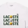 T-shirt med kraftig bomuldstryk