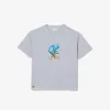 T-shirt med maskottryk