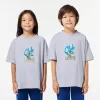 T-shirt med maskottryk