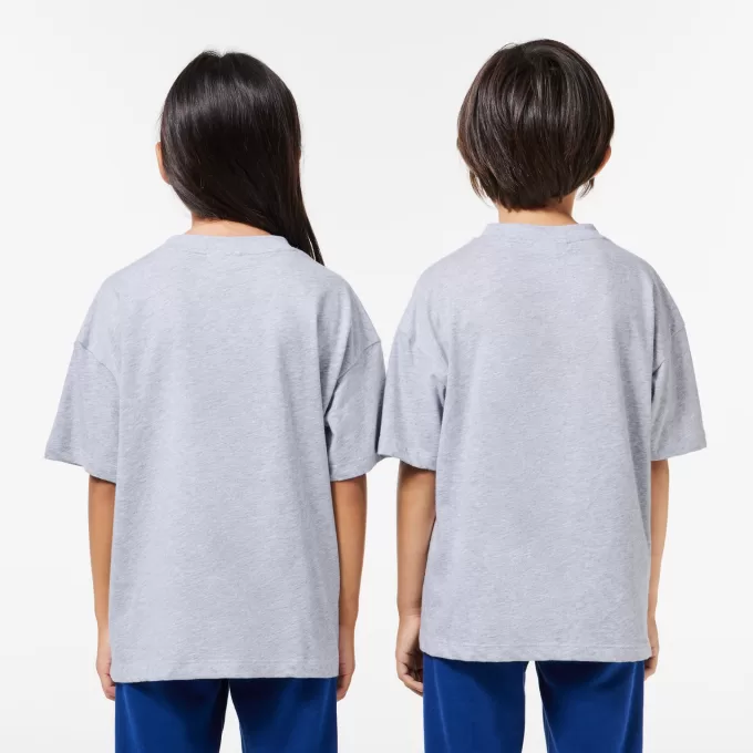 T-shirt med maskottryk