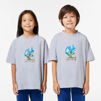 T-shirt med maskottryk