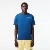 T-shirt med ombrétryk med vasket effekt