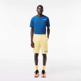 T-shirt med ombrétryk med vasket effekt