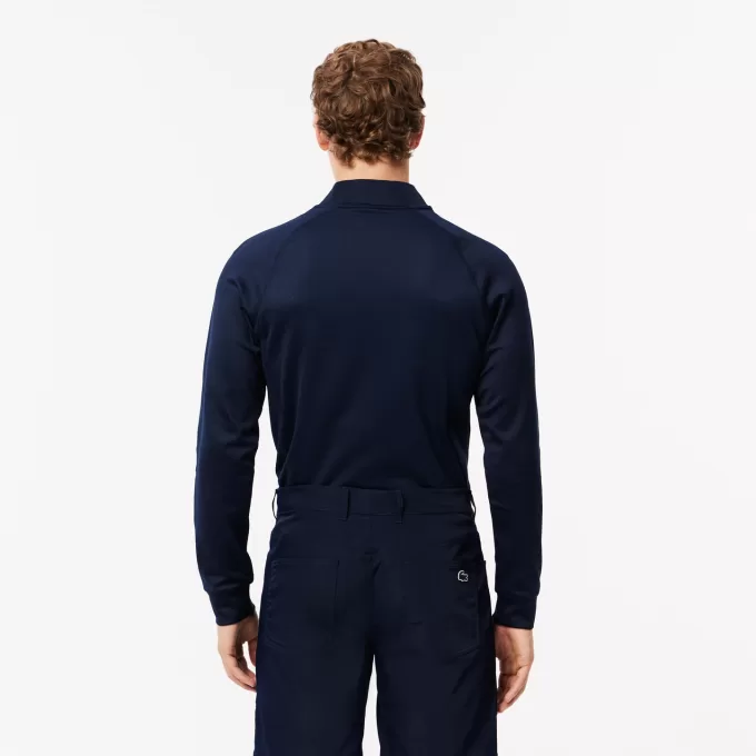 Teknisk fleece golf sweatshirt
