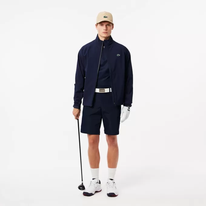 Teknisk fleece golf sweatshirt