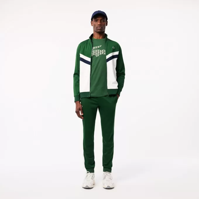 Tennissweatshirt med lynlås