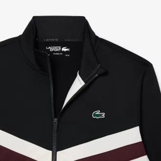 Tennissweatshirt med lynlås