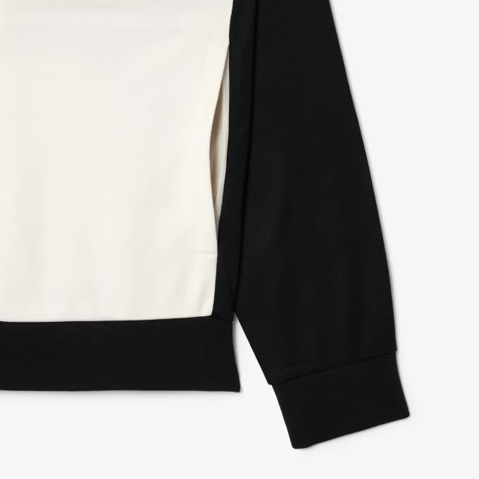 Tennissweatshirt med lynlås