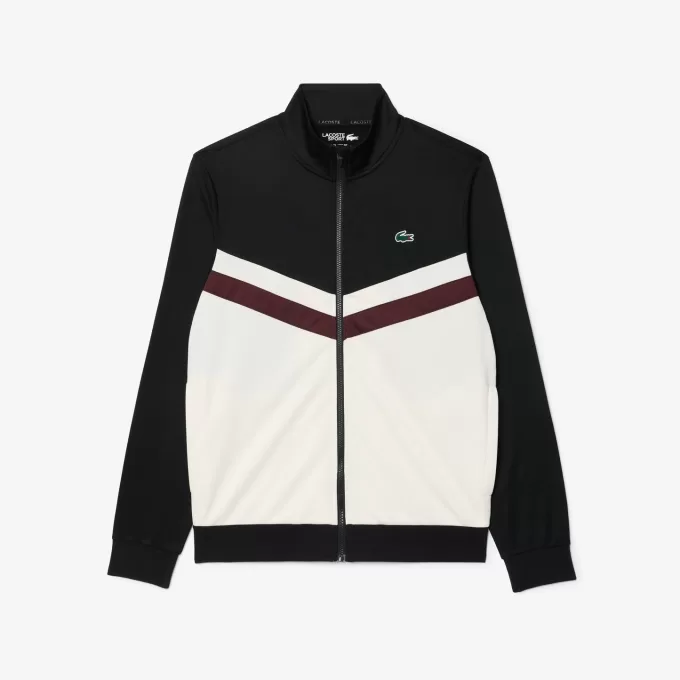 Tennissweatshirt med lynlås