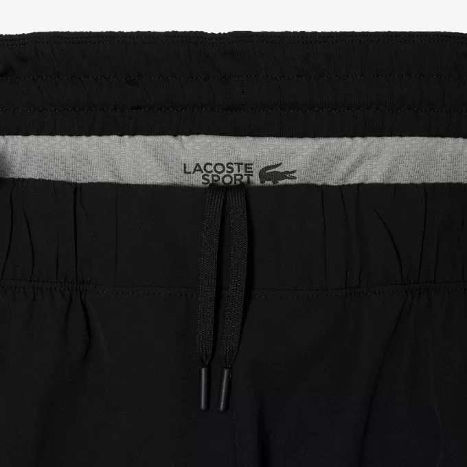 Tofarvede Lacoste sportsshorts til mænd med indbyggede undershorts
