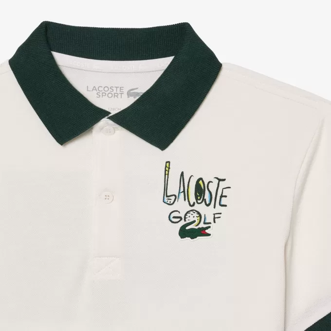 UV-beskyttet golfpoloshirt med tryk