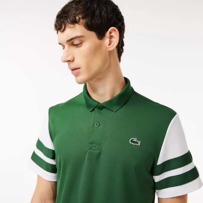 Ultra-tør Colourblock tennis poloshirt