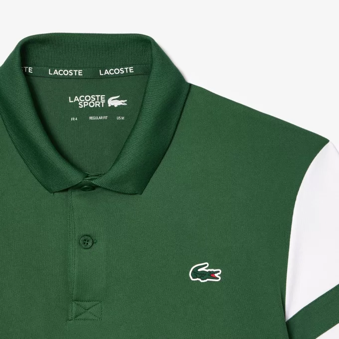 Ultra-tør Colourblock tennis poloshirt