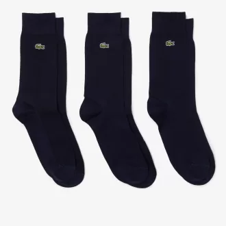 Unisex High-Cut Bomuld Pique Sokker Tre-Pak