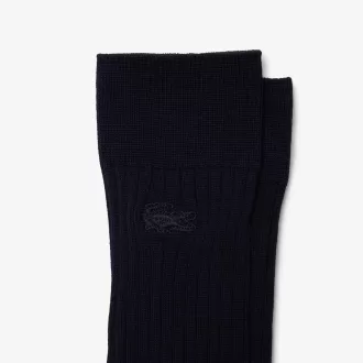 Unisex High-Cut Ribbede Bomuldsstrømper To-Pack