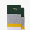 Unisex High-Cut Ribbede Bomuldsstrømper Tre-Pak