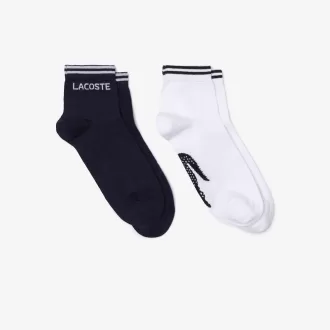 Unisex Lacoste SPORT lav bomuldsstrømpe 2-pak