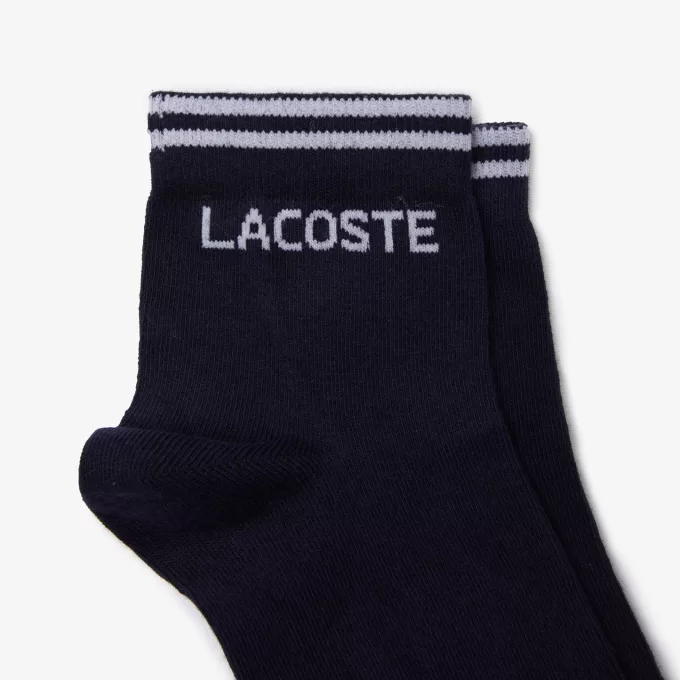 Unisex Lacoste SPORT lav bomuldsstrømpe 2-pak