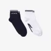 Unisex Lacoste SPORT lav bomuldsstrømpe 2-pak